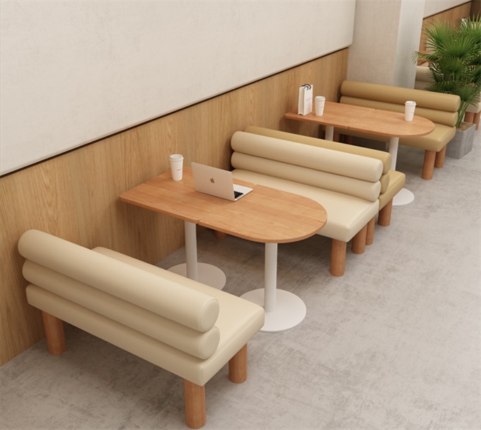 奶茶店实木桌椅