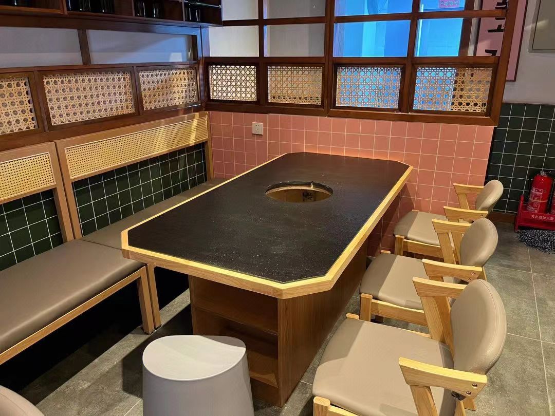 韩式烤肉店桌椅