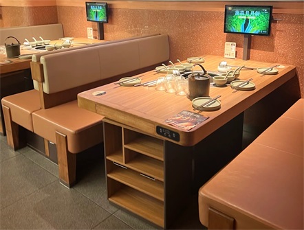 巴奴火锅店桌椅深化设