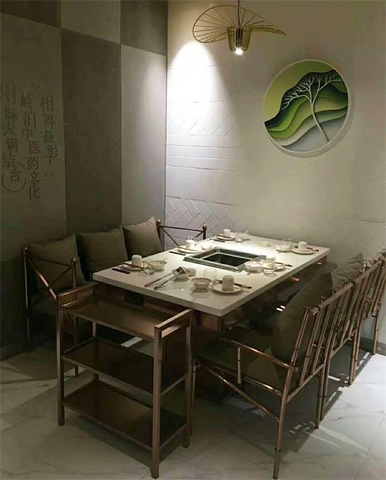 沸煮时光餐厅无烟火锅桌