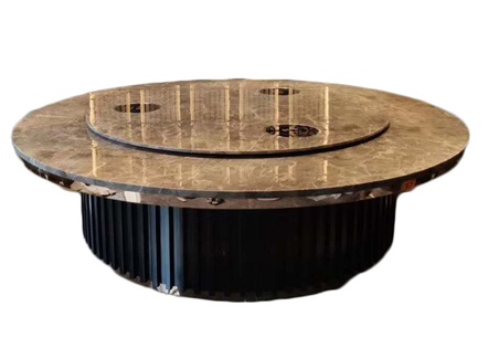 有档次电动餐桌转盘大理石火锅桌 有档次电动餐桌转盘大理石火锅桌