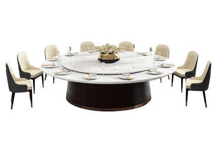 饭店现代大理石电动的旋转大餐桌 饭店现代大理石电动的旋转大餐桌