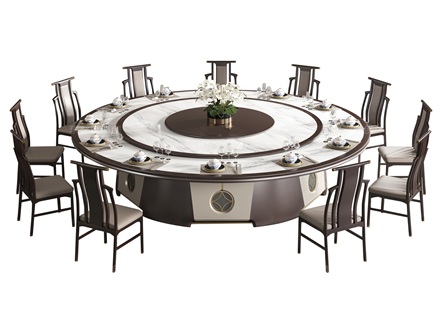 酒店高档包厢中式20人电动餐桌大圆桌 酒店高档包厢中式20人电动餐桌大圆桌