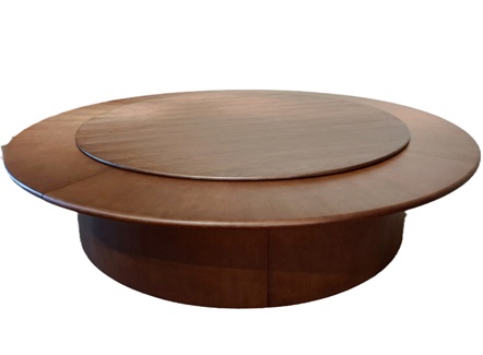 酒店包房16人位实木电动餐桌大圆桌 酒店包房16人位实木电动餐桌大圆桌