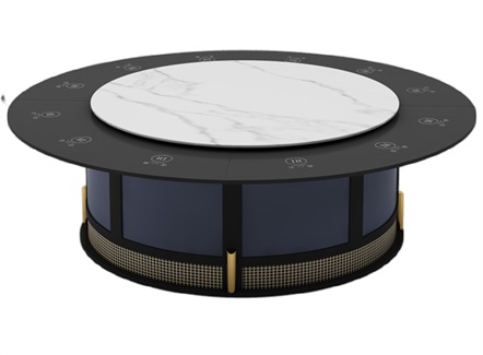 包房一人一锅隐藏式电磁 包房一人一锅隐藏式电磁