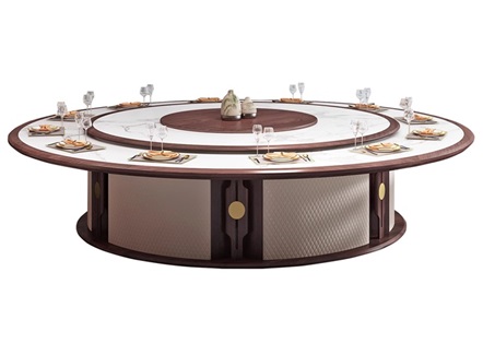 高端实木包边岩板隐藏式电磁炉一人一锅电动火锅餐桌 高端实木包边岩板隐藏式电磁炉一人一锅电动火锅餐桌