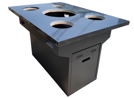 大理石智能无烟净化自助电烤烤肉火锅两用餐桌 大理石智能无烟净化自助电烤烤肉火锅两用餐桌