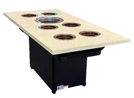 自助火锅烤肉店6人位无烟火锅烤涮一体桌 自助火锅烤肉店6人位无烟火锅烤涮一体桌