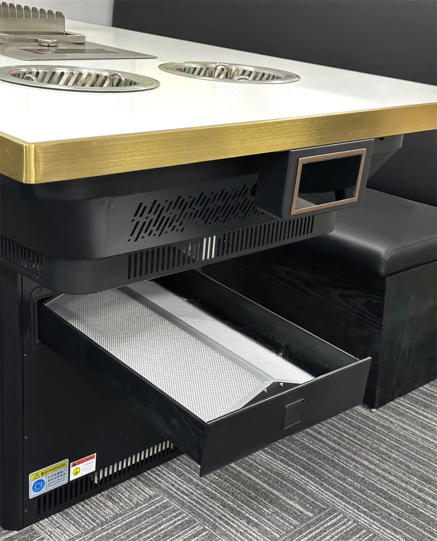 一人一锅无烟小火锅烤串翻转一体餐桌