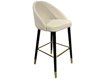 咖啡店后现代轻奢不锈钢吧台高脚椅 咖啡店后现代轻奢不锈钢吧台高脚椅