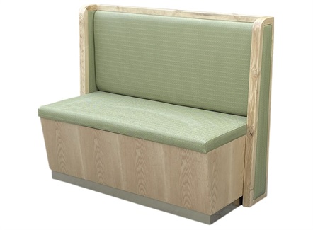 火锅店实木双人卡座沙发 火锅店实木双人卡座沙发