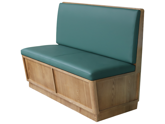 火锅店烤肉餐厅实木卡座沙发