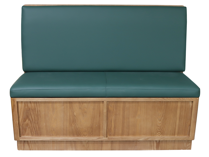 火锅店烤肉餐厅实木卡座沙发