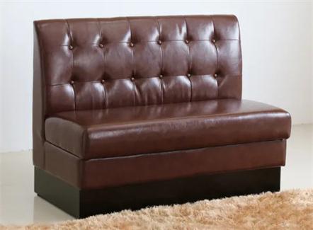 轻奢皮艺西餐厅卡座沙发 轻奢皮艺西餐厅卡座沙发