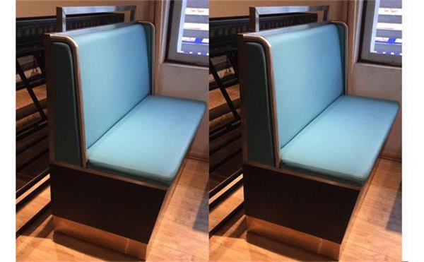 时尚新式火锅店茶餐厅软包卡座沙发桌椅