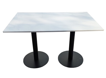 现代食堂大理石铁艺四人位餐桌 现代食堂大理石铁艺四人位餐桌
