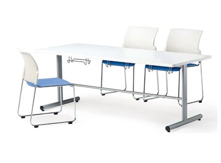 时尚简约大学食堂餐厅不锈钢桌椅 时尚简约大学食堂餐厅不锈钢桌椅