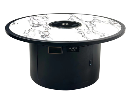 韩式自助烤肉店圆形无烟自净化烤肉桌 韩式自助烤肉店圆形无烟自净化烤肉桌