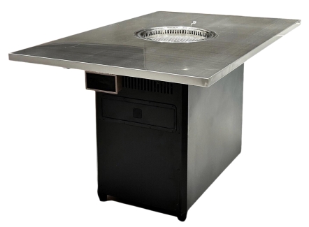 韩式烤肉店不锈钢炭火无 韩式烤肉店不锈钢炭火无