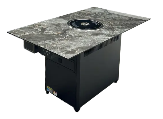 烤肉店时尚岩板台面电烤 烤肉店时尚岩板台面电烤