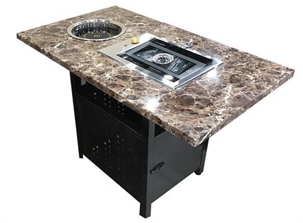 大理石自助烤肉火锅一体 大理石自助烤肉火锅一体