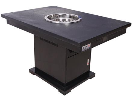 韩式智能自净化无烟火锅桌 韩式智能自净化无烟火锅桌