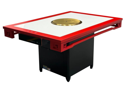 中式复古智能无烟净化火锅桌 中式复古智能无烟净化火锅桌