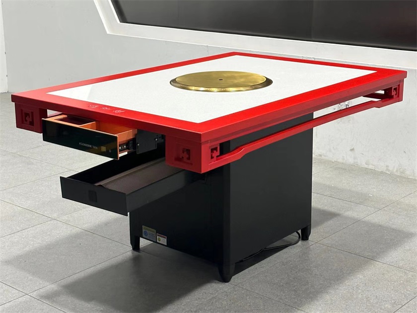 中式复古智能无烟净化火锅桌