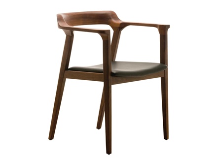 水曲柳实木创意简约风西餐椅子