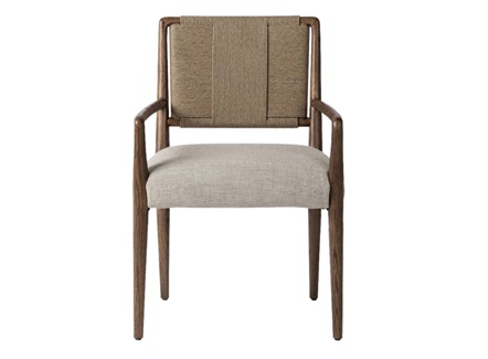 西餐厅实木麻绳靠背扶 西餐厅实木麻绳靠背扶