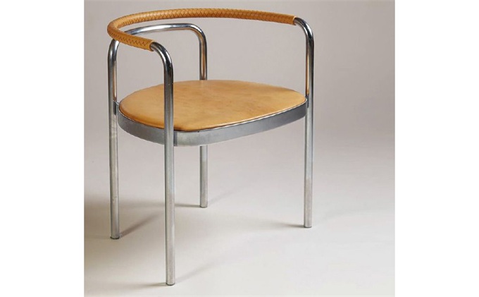 西式简餐现代简约创意不锈钢椅子