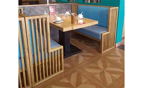 快餐厅实木桌椅