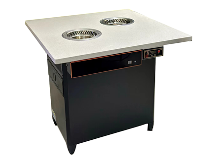 自助火锅店2人位一人一锅无烟小火锅桌 自助火锅店2人位一人一锅无烟小火锅桌