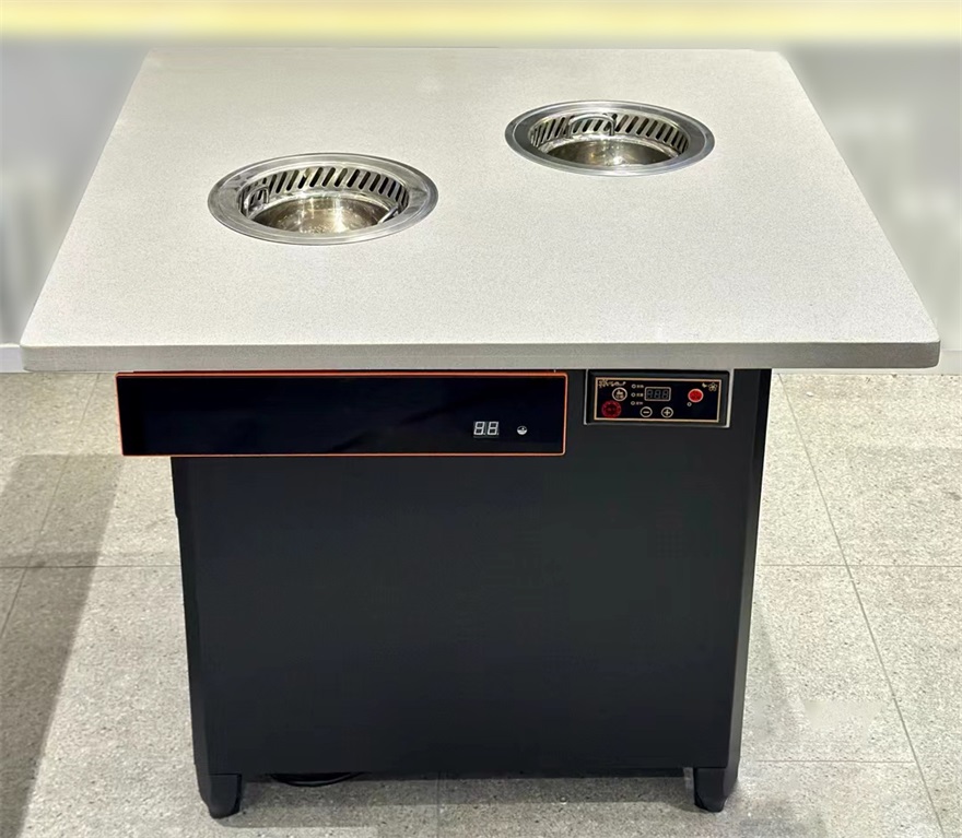 自助火锅店2人位一人一锅无烟小火锅桌