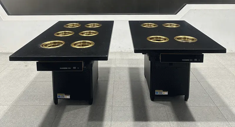 自助火锅餐厅大理石一人一锅无烟自净化小火锅桌