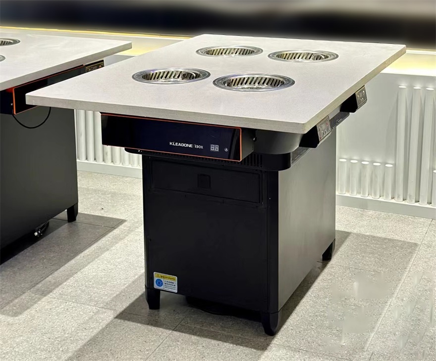 自助小火锅餐厅一人一锅无烟净化火锅桌