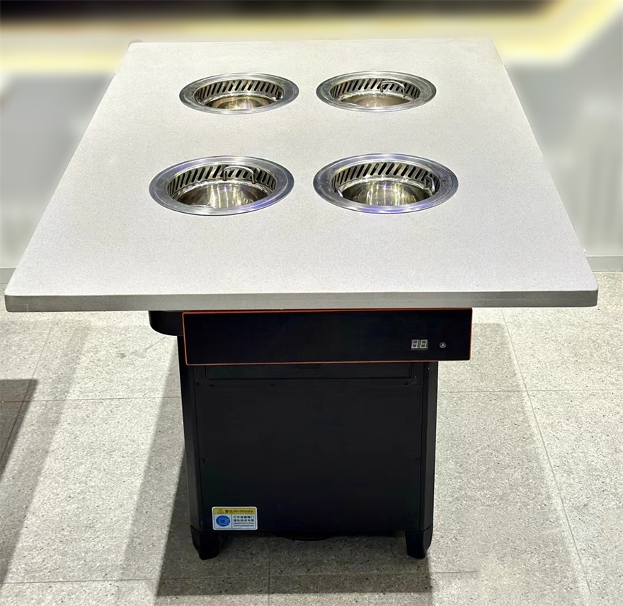 自助小火锅餐厅一人一锅无烟净化火锅桌