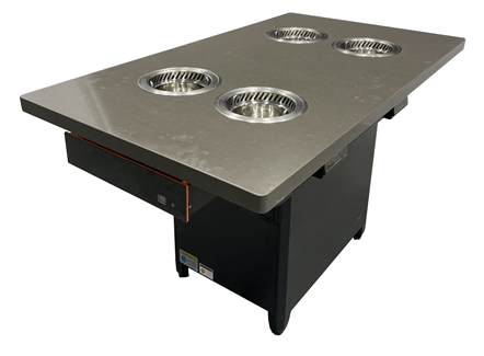 大理石台面单人单锅火锅桌_4人单锅无烟火锅桌 大理石台面单人单锅火锅桌_4人单锅无烟火锅桌