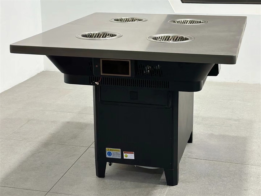 自助火锅店一人一个小火锅大理石无烟火锅桌