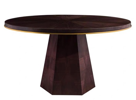 川菜馆简约实木中餐厅包厢圆桌 川菜馆简约实木中餐厅包厢圆桌